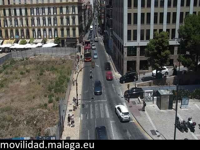 Archiv Foto Webcam Malaga: Plaza de la Merced