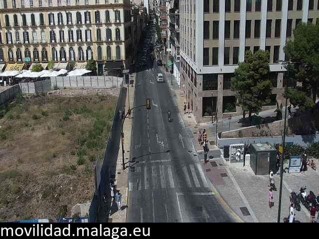 Archiv Foto Webcam Malaga: Plaza de la Merced