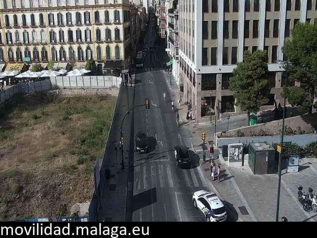 Archiv Foto Webcam Malaga: Plaza de la Merced