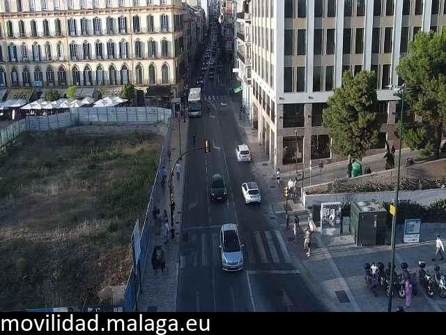 Archiv Foto Webcam Malaga: Plaza de la Merced