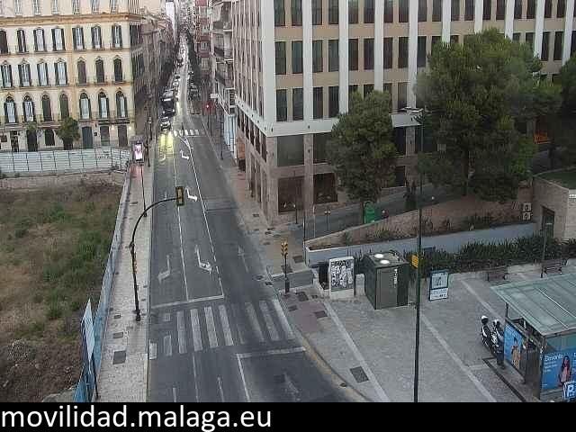 Archiv Foto Webcam Malaga: Plaza de la Merced