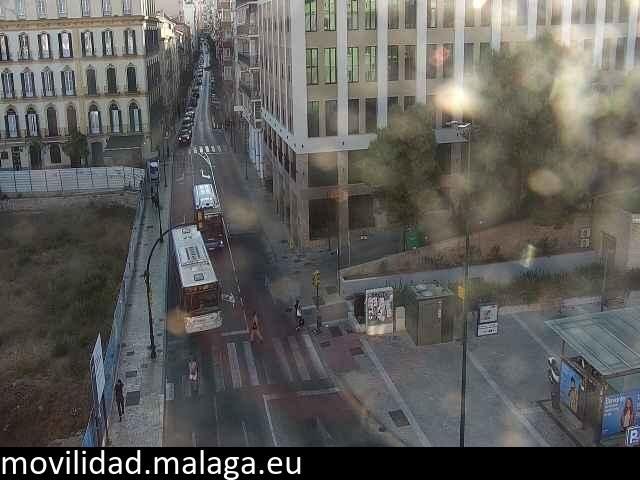 Archiv Foto Webcam Malaga: Plaza de la Merced