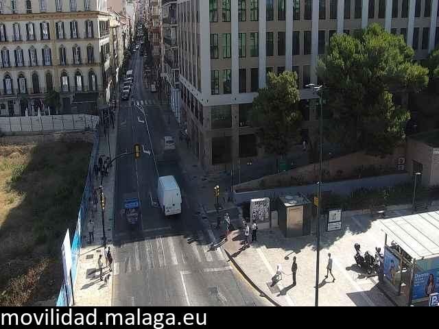 Archiv Foto Webcam Malaga: Plaza de la Merced