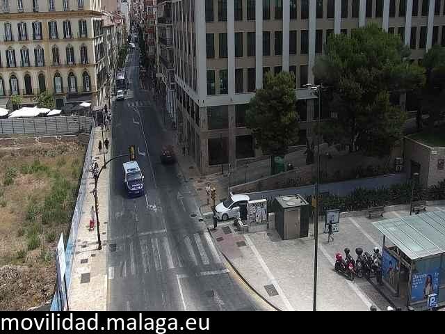 Archiv Foto Webcam Malaga: Plaza de la Merced