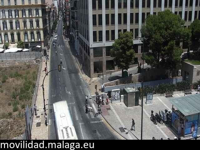 Archiv Foto Webcam Malaga: Plaza de la Merced