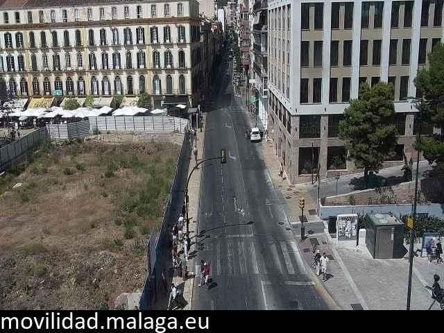 Archiv Foto Webcam Malaga: Plaza de la Merced