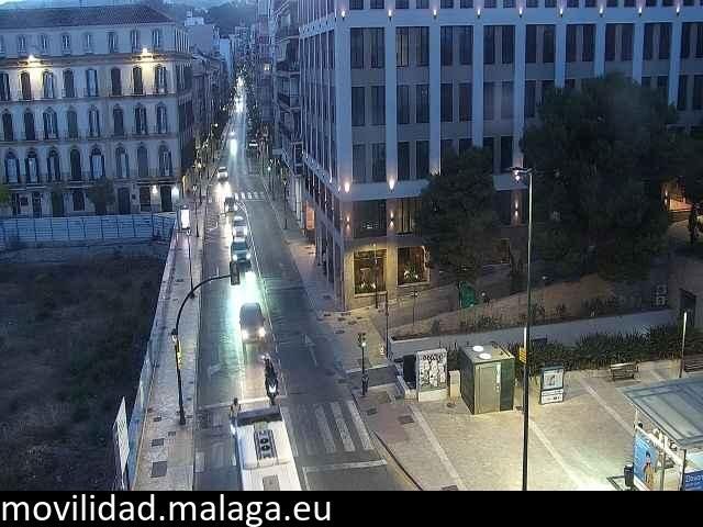 Archiv Foto Webcam Malaga: Plaza de la Merced