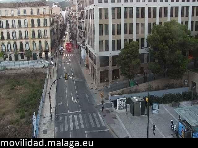 Archiv Foto Webcam Malaga: Plaza de la Merced