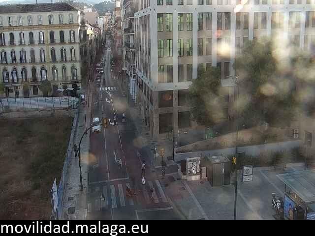Archiv Foto Webcam Malaga: Plaza de la Merced
