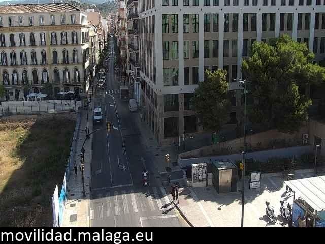 Archiv Foto Webcam Malaga: Plaza de la Merced