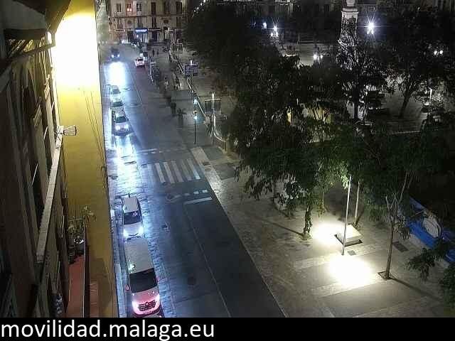 Archiv Foto Webcam Malaga: Plaza de la Merced