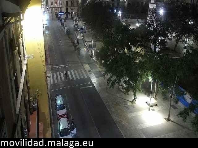 Archiv Foto Webcam Malaga: Plaza de la Merced