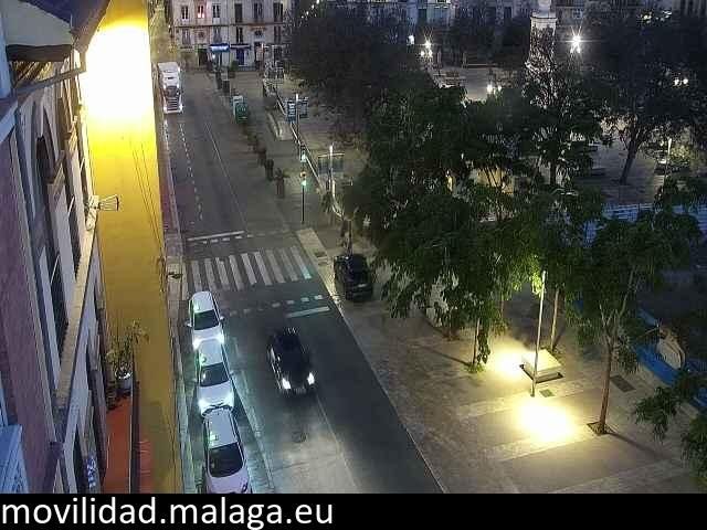 Archiv Foto Webcam Malaga: Plaza de la Merced