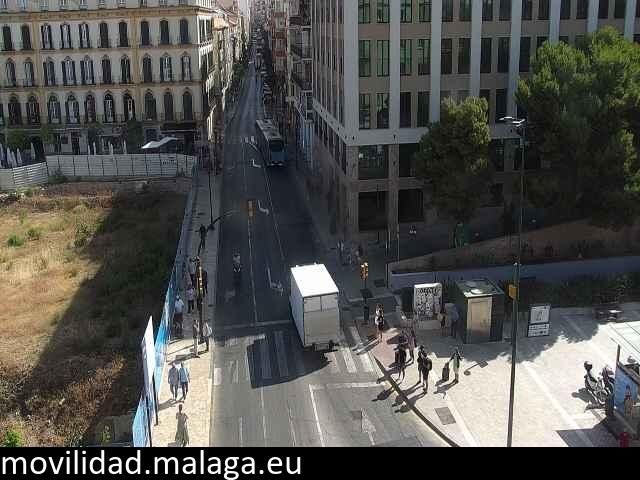 Archived image Webcam Calle Victoria and Plaza de la Merced