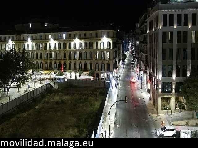 Archiv Foto Webcam Malaga: Plaza de la Merced