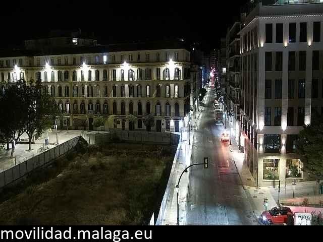 Archiv Foto Webcam Malaga: Plaza de la Merced