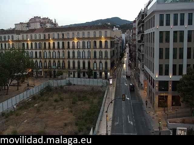 Archiv Foto Webcam Malaga: Plaza de la Merced
