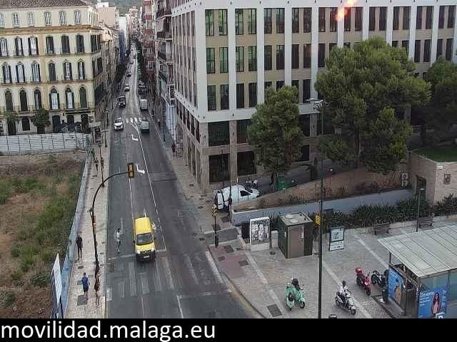 Archiv Foto Webcam Malaga: Plaza de la Merced