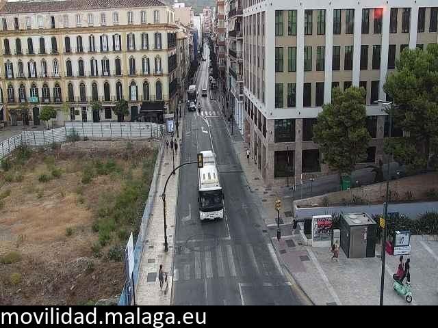 Archiv Foto Webcam Malaga: Plaza de la Merced