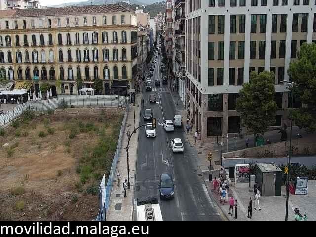 Archiv Foto Webcam Malaga: Plaza de la Merced