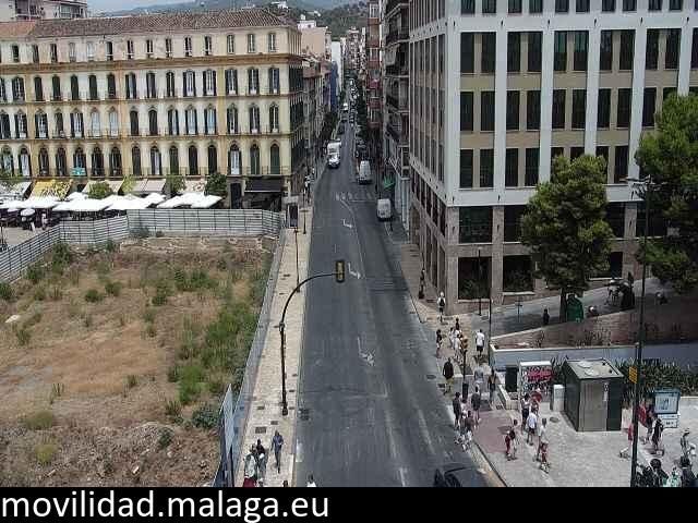 Archiv Foto Webcam Malaga: Plaza de la Merced