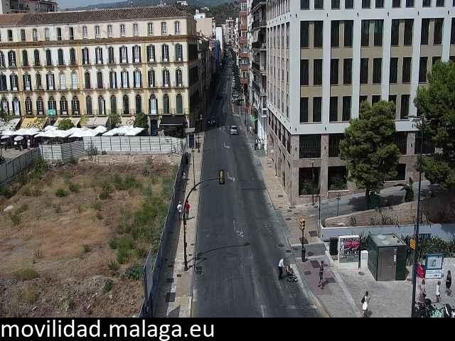 Archiv Foto Webcam Malaga: Plaza de la Merced