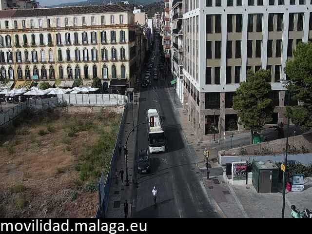 Archiv Foto Webcam Malaga: Plaza de la Merced