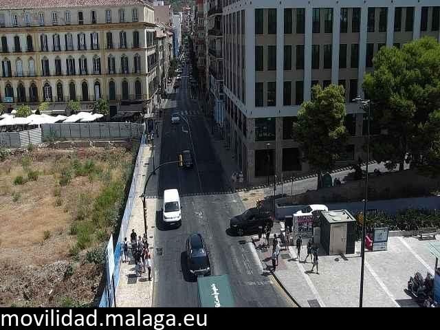 Archived image Webcam Calle Victoria and Plaza de la Merced