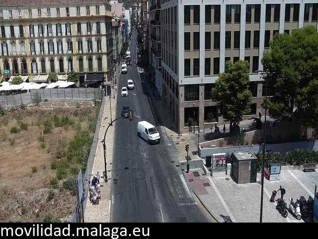 Archiv Foto Webcam Malaga: Plaza de la Merced