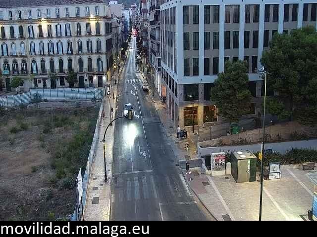 Archiv Foto Webcam Malaga: Plaza de la Merced