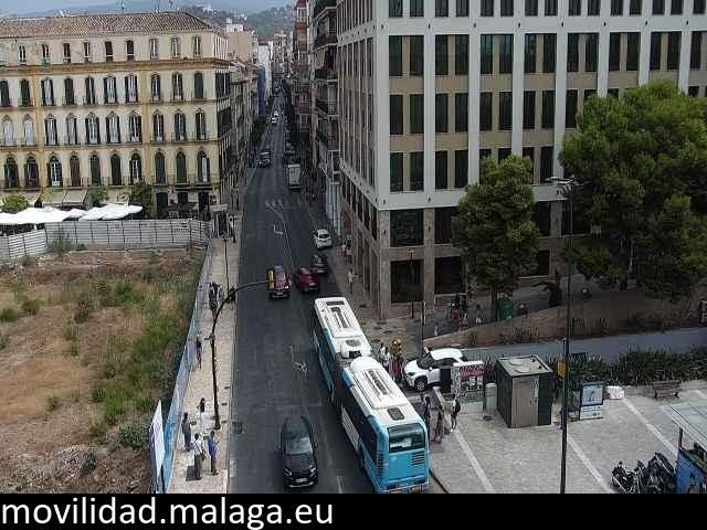 Archiv Foto Webcam Malaga: Plaza de la Merced