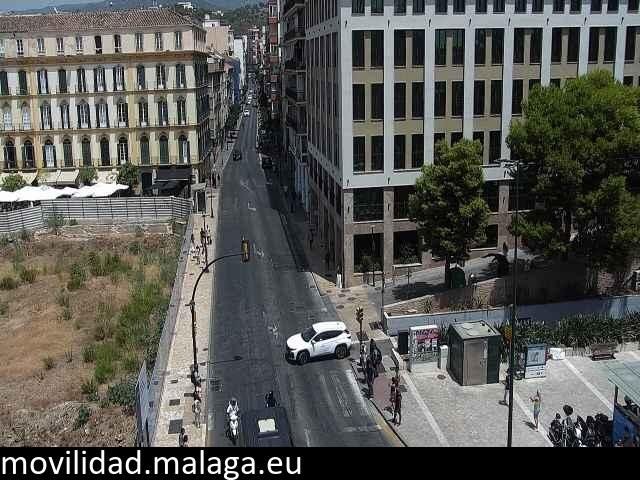 Archiv Foto Webcam Malaga: Plaza de la Merced