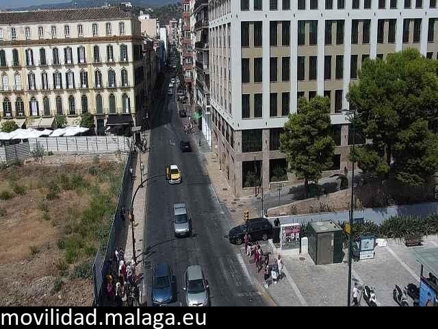 Archiv Foto Webcam Malaga: Plaza de la Merced