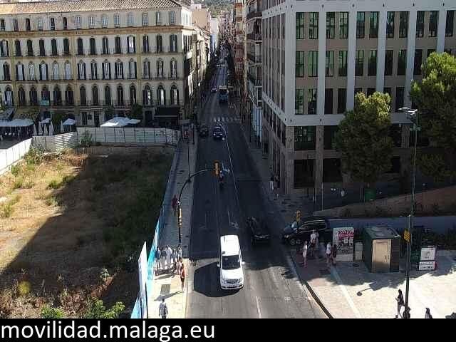 Archiv Foto Webcam Malaga: Plaza de la Merced