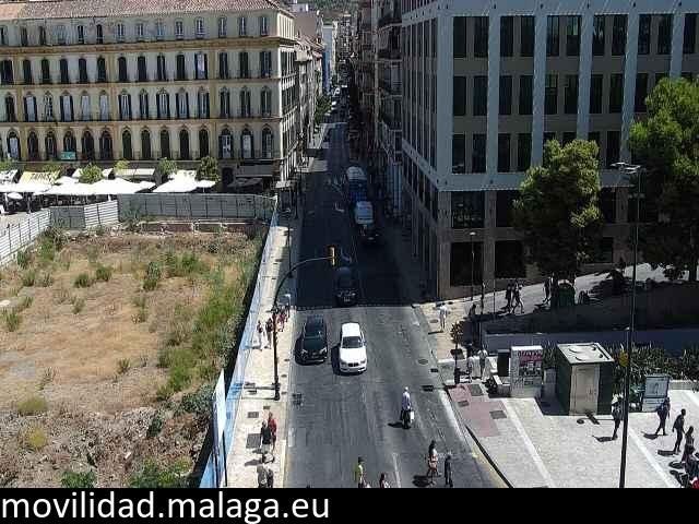 Archiv Foto Webcam Malaga: Plaza de la Merced