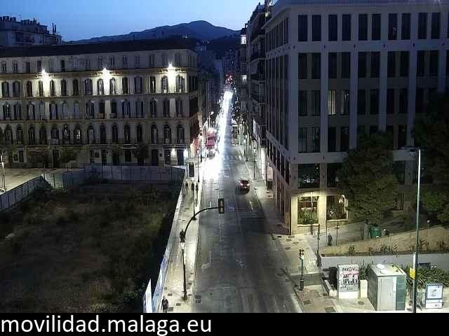 Archiv Foto Webcam Malaga: Plaza de la Merced