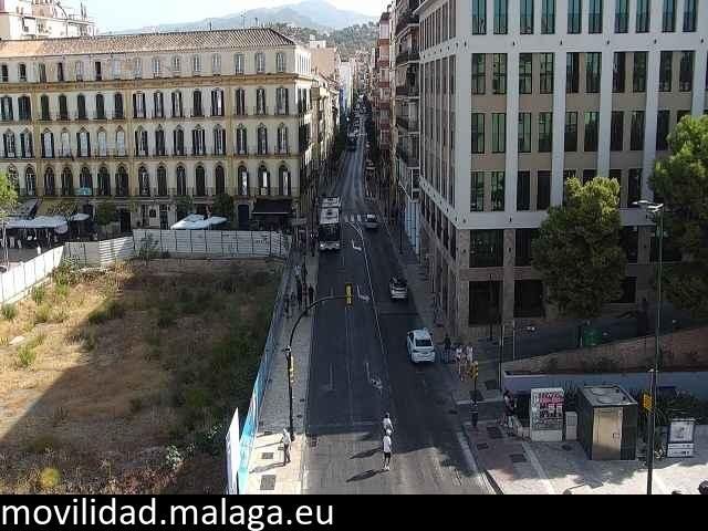 Archiv Foto Webcam Malaga: Plaza de la Merced