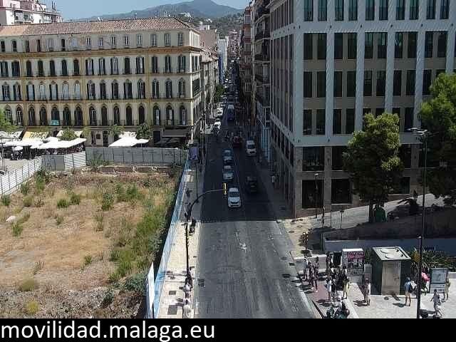 Archiv Foto Webcam Malaga: Plaza de la Merced