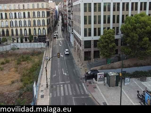 Archiv Foto Webcam Malaga: Plaza de la Merced