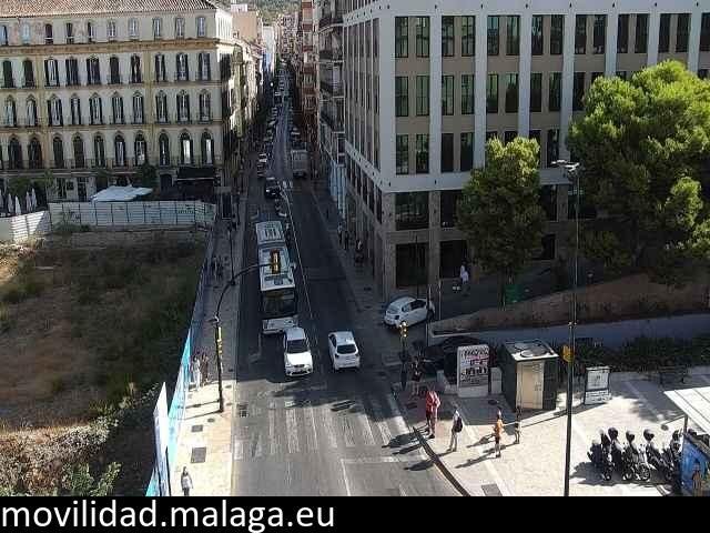 Archiv Foto Webcam Malaga: Plaza de la Merced