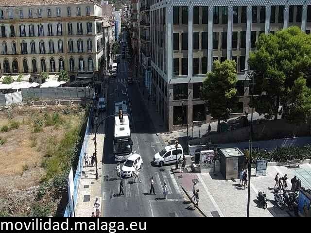 Archiv Foto Webcam Malaga: Plaza de la Merced