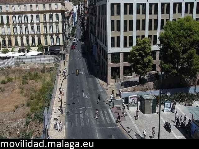 Archiv Foto Webcam Malaga: Plaza de la Merced