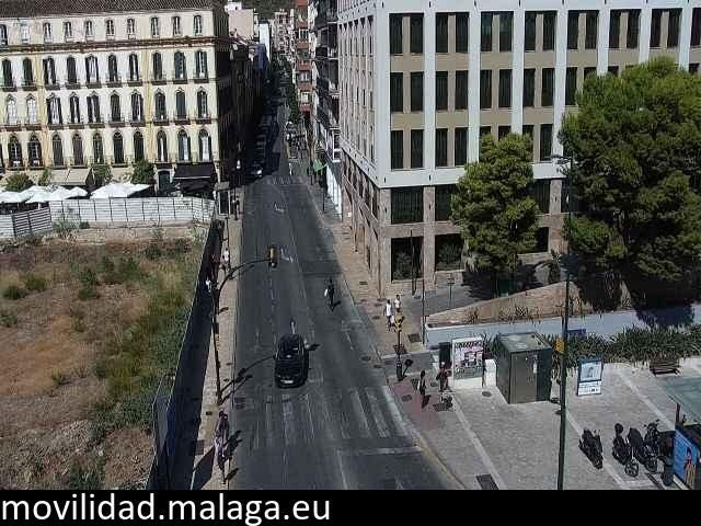 Archiv Foto Webcam Malaga: Plaza de la Merced
