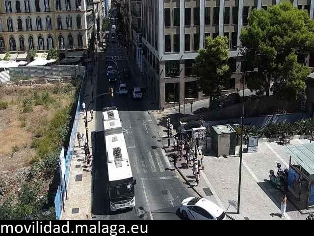 Archived image Webcam Calle Victoria and Plaza de la Merced