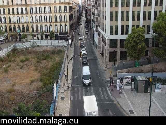 Archiv Foto Webcam Malaga: Plaza de la Merced