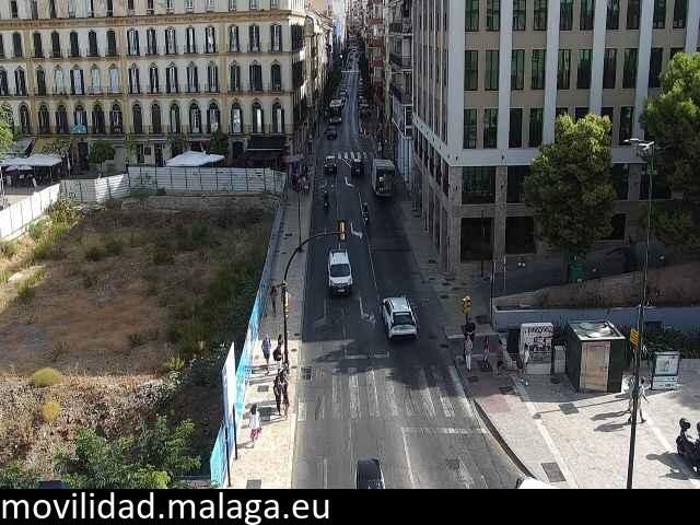 Archiv Foto Webcam Malaga: Plaza de la Merced