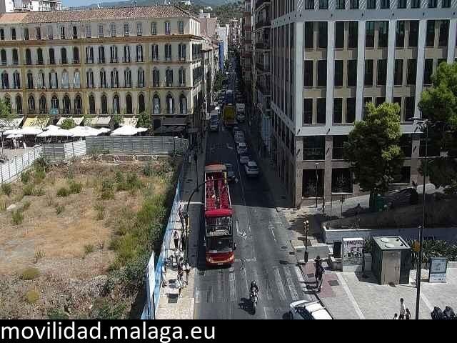 Archiv Foto Webcam Malaga: Plaza de la Merced