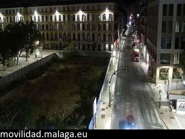 Archived image Webcam Calle Victoria and Plaza de la Merced