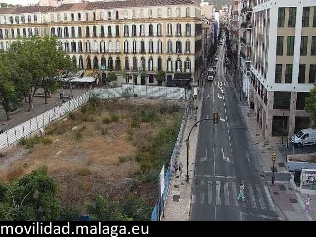 Archived image Webcam Calle Victoria and Plaza de la Merced
