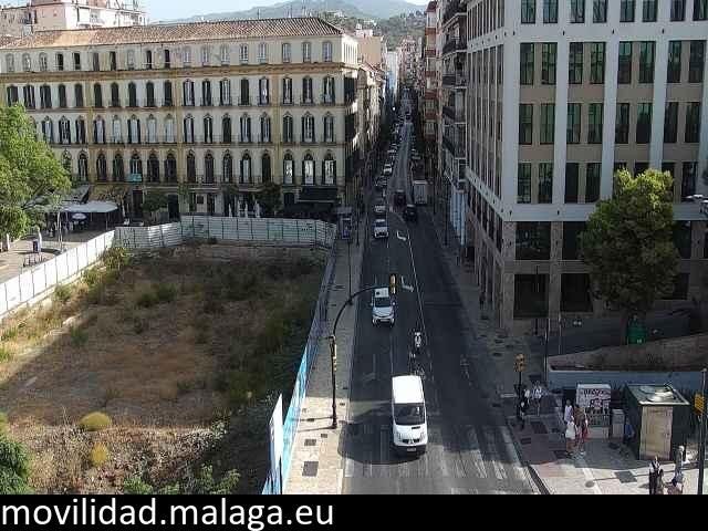 Archived image Webcam Calle Victoria and Plaza de la Merced